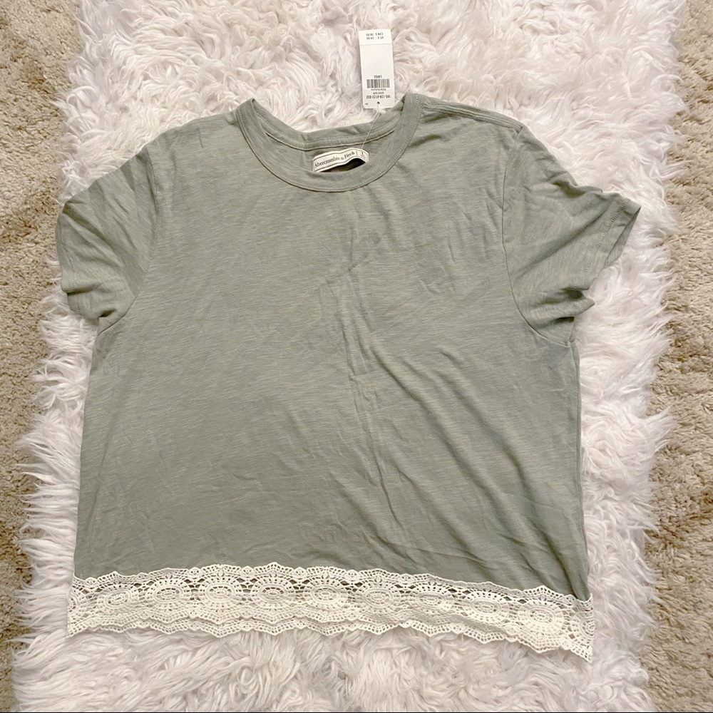 NWT Abercrombie & Fitch Laced Blouse